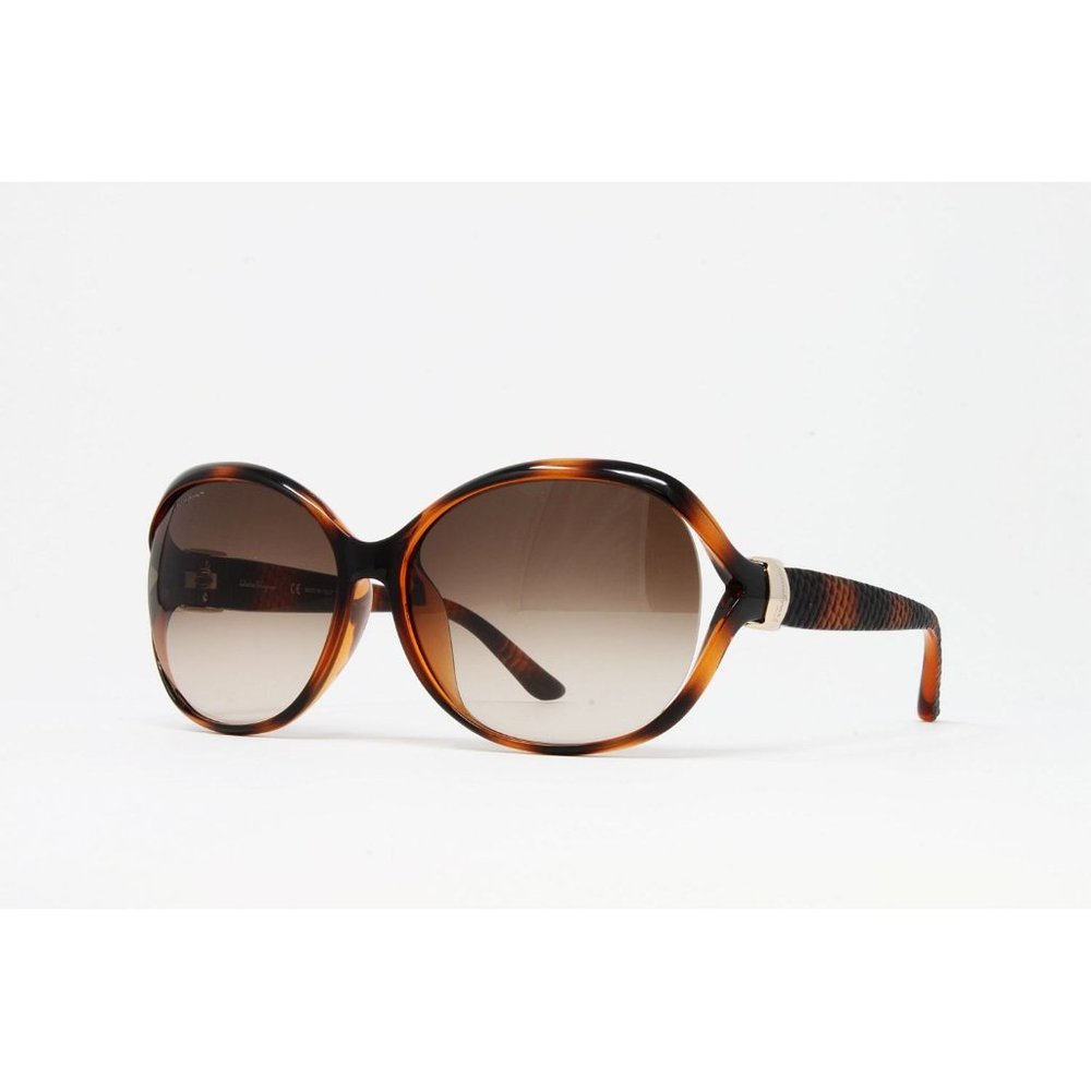 Ferragamo Sunglasses Women's Designer Frames SF770SA 214 Tortoise 61mm NEW!